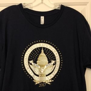 Official 2017 Trump Inauguration T-Shirt in Blue